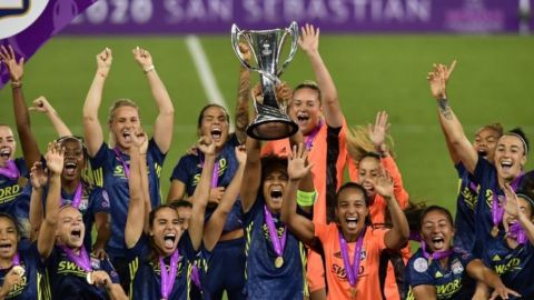 Lyon gana 5to título seguido de Liga de Campeones femenina