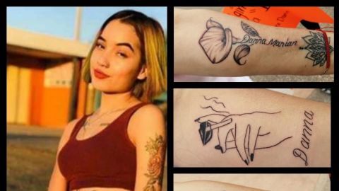 En memoria de Danna Familiares se hacen un Tatuaje