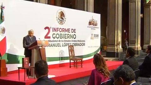 Invitados a Segundo Informe de AMLO llegan a Palacio Nacional