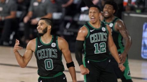 Tatum anota 34; Celtics toman ventaja de 2-0 sobre Raptors