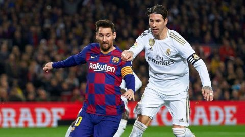 A Sergio Ramos le ''gustaría'' que Messi siguiera en el Barcelona