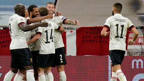 Bélgica se estrena con triunfo y amarga debut de Hjulmand en Dinamarca