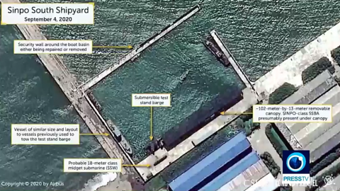 Imágenes satélite sugieren que Pionyang podría lanzar misil desde submarino