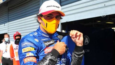 Sainz: "Contento, pero pude ganar; sin bandera roja también sería segundo"