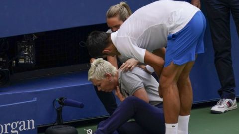 VIDEO: Djokovic descalificado del US Open por pelotazo a jueza