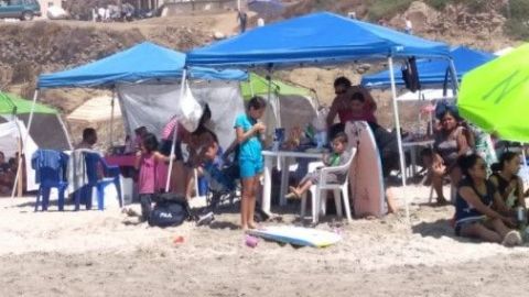 VIDEO: Playas a reventar en Baja California