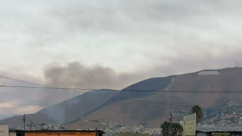 Terrible incendio en el Cerro Colorado