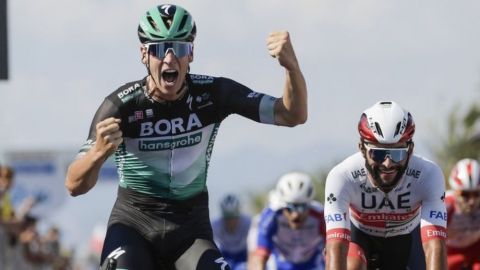 Tirreno: Ackermann supera a Gaviria para ganar primera etapa