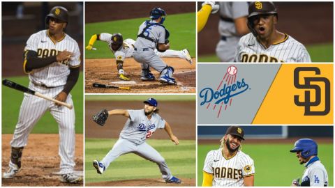 CADENA DEPORTES PODCAST: Padres vs Dodgers y el HR de Grisham a Kershaw