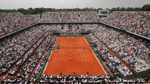 Reducen el aforo por día en Roland Garros