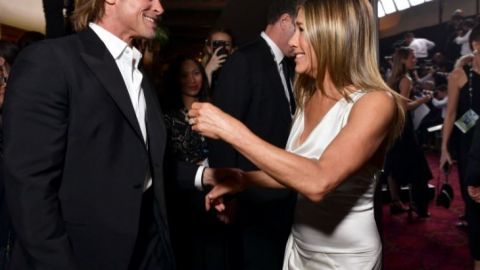 Reencuentro entre Jennifer Aniston y Brad Pitt enloquece las redes