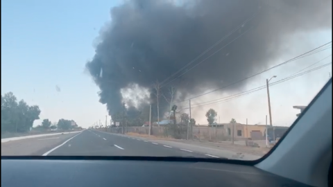 VIDEO: Incendio en la colonia progreso de Mexicali