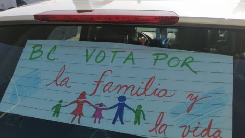 Hacen Caravana  en contra del matrimonio gay en Mexicali