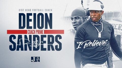 Deion Sanders presentado como entrenador de la Universidad de Jackson State