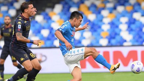 VIDEO: Lozano firma doblete en la goleada del Nápoles al Génova (6-0)