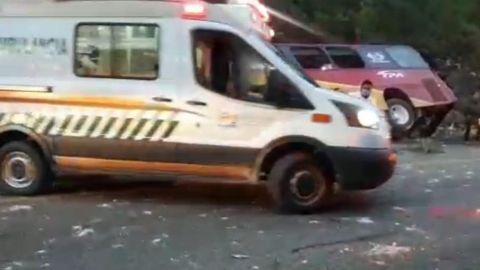 Accidente de autobús en Chiapas deja saldo de 13 muertos