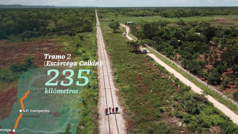 El 40% de ruta de Tren Maya será con energía eléctrica