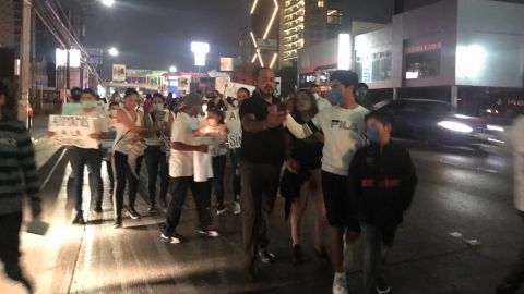 Exigen con marcha cese de muertes violentas en Tijuana