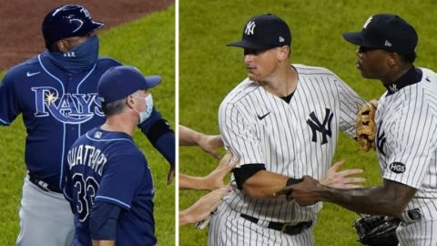 Yankees y Rays se alojan en el mismo hotel