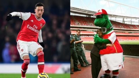 Mesut Ozil se ofrece a pagar sueldo de mascota del Arsenal
