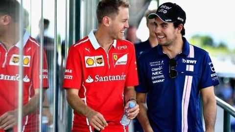 Vettel espera que Pérez se mantenga en la F1