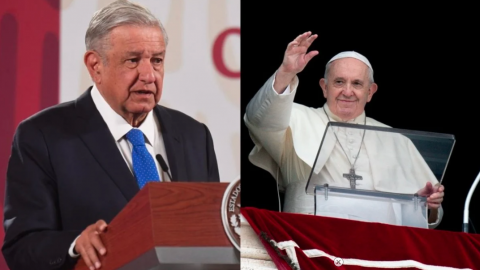 AMLO pide al Papa que iglesia católica y monarquía española se disculpen