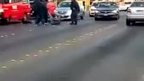 VIDEO: Pelea de pandillas es grabada en Mexicali