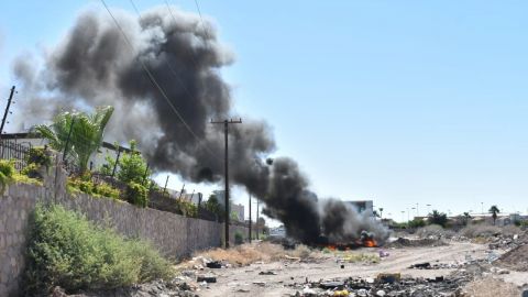 Aumentan incendios intencionales de basura en Mexicali