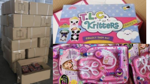 Aduanas decomisa más de 67 mil juguetes en Ensenada, Baja California
