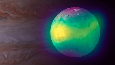 Revelan impacto volcánico de una luna de Júpiter en su atmósfera