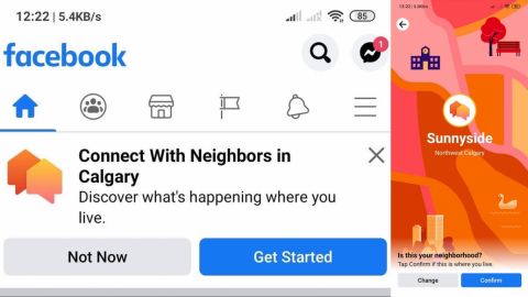 Facebook prueba la función para ''unir a los vecinos''