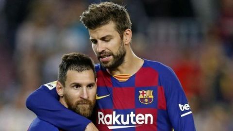 Barcelona: Piqué explota contra directiva por trato a Messi