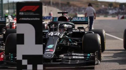 Lewis Hamilton logra la ''pole'' del GP de Portugal