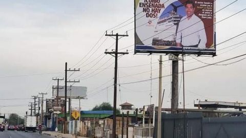 Alcalde de Ensenada paga publicidad en espectaculares en Mexicali