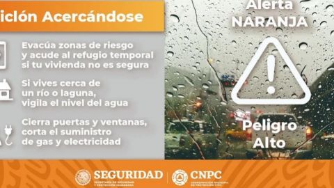 Activan alerta naranja por la tormenta tropical ''Zeta'' en QR y Yucatán