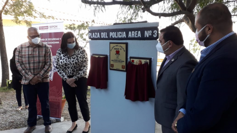 Inauguran la Plaza del Policía En Tijuana