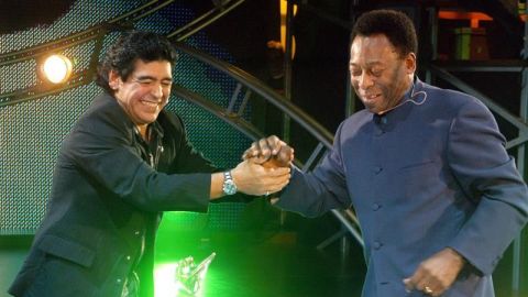 “Siempre te aplaudiré”, dice Pelé en su mensaje de felicitación a Maradona