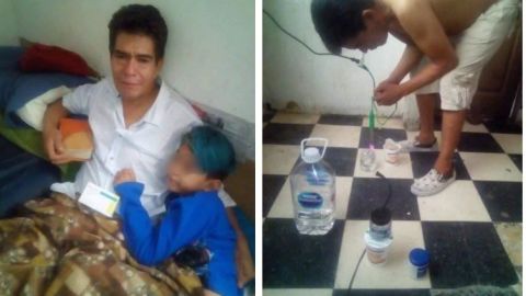 Hombre al borde la muerte, vende tablet de su hijo para poder comer