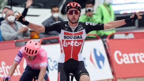 Vuelta: Wellens atrapa victoria, Roglic sigue líder