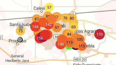 Mala calidad del aire en Mexicali este miércoles