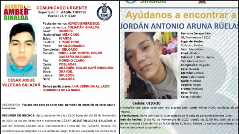 Localizan calcinados a dos jóvenes desaparecidos en Sinaloa