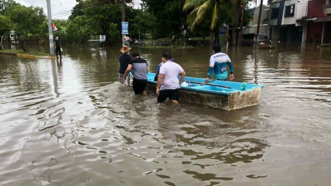 Tabasco y Chiapas, bajo el agua; han muerto 22 personas