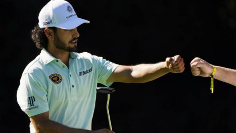 Abraham Ancer cerró su segunda ronda del Masters de Augusta como líder