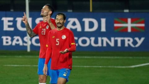 Selección futbol Costa Rica cierra 2020 con derrota ante País Vasco