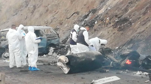 Llegan a 13 los muertos por explosión de pipa en la autopista Tepic-Guadalajara
