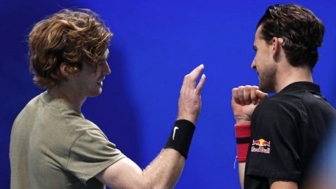 Rublev se despide con victoria ante Thiem en Copa Masters