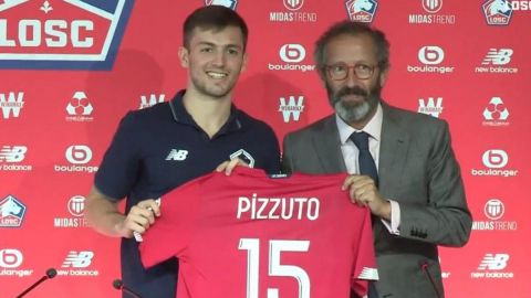 Eugenio Pizzuto es convocado por primera vez con el Lille de Francia