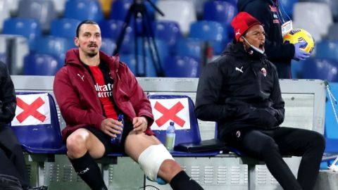 Ibrahimovic será baja al menos dos semanas en AC Milan por lesión