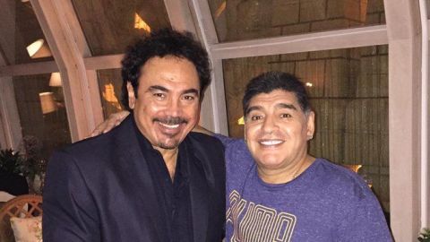 Hugo Sánchez se despide de Diego Armando Maradona
