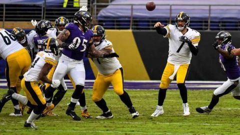 NFL cambia el partido entre Ravens y Steelers para el martes